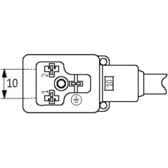 10021MSUDB Murrelektronik, Stecker mit Kabeln 