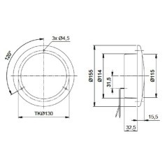 LED-Rückleuchte - 100055000
